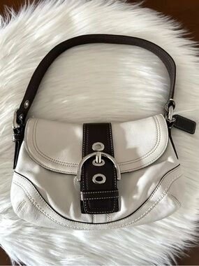 Coach Signature Sufflette Leather Mini Bag